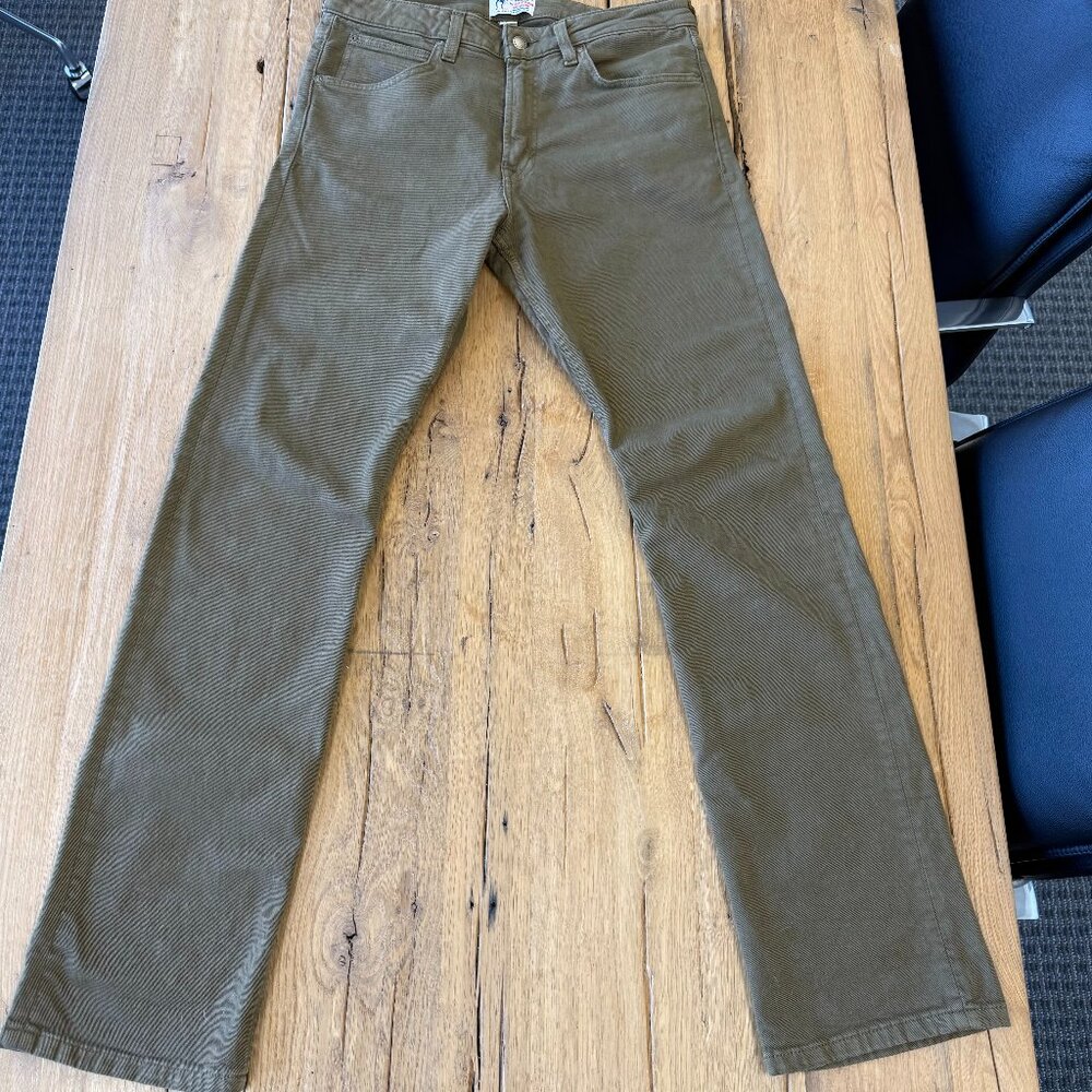 Tecovas Men's Slim Straight Stretch Twill (Olive) 32 / 32